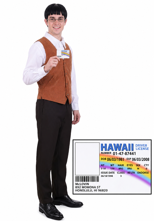 Out-of-State Organ Donor Men's Costume