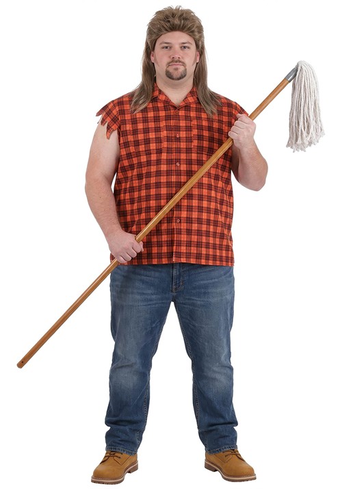Plus Size Resilient Redneck Costume for Men Main