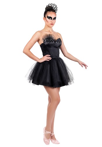 Womens Dancer Gothic Swan Costume