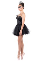 Womens Dancer Gothic Swan Costume Alt 2
