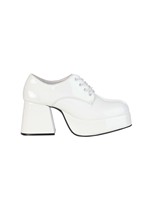 Mens Disco Pimp Costume White Shoes Alt 3