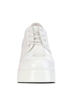 Mens Disco Pimp Costume White Shoes Alt 4