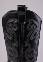 Men's Cowboy Black Costume Boots