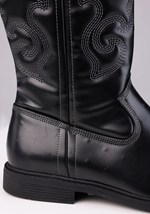 Men's Cowboy Black Costume Boots