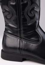 Mens Cowboy Black Costume Boots Alt 5