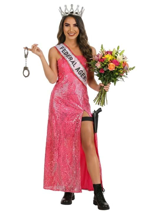 Congenial Federal Agent Womens Costume