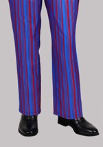 Adult Purple Striped 60's Swinger Costume Alt 1