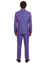 Adult Purple Striped 60's Swinger Costume Alt 3