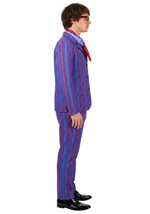 Adult Purple Striped 60's Swinger Costume Alt 5