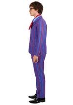 Mens Striped Purple 60s Swinger Costume Suit Alt 2