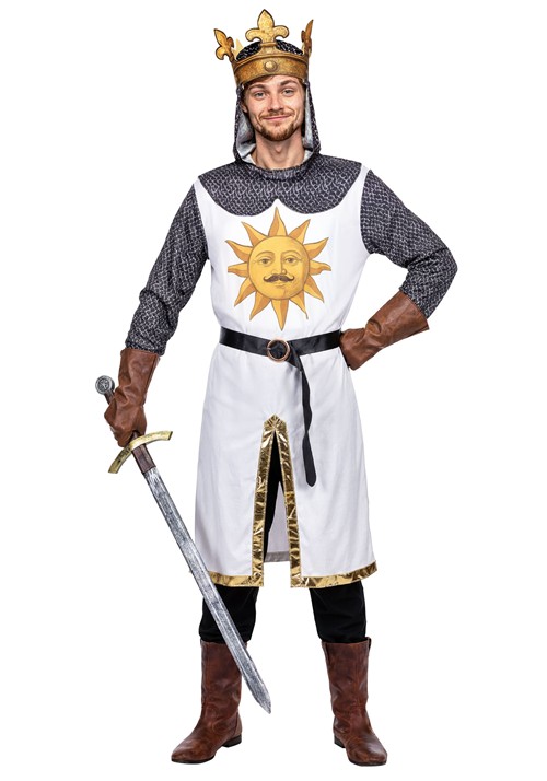 Quirky King Arthur Costume for Men