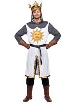 Quirky King Arthur Costume for Men Alt 1