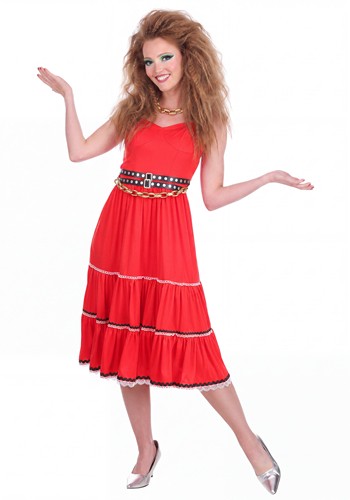Womens Fun 80s Icon Dress Costume