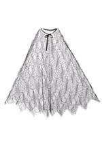 Adult Sheer Black Cobweb Costume Cape
