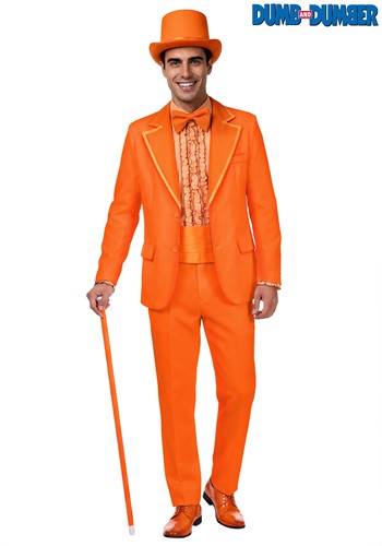 Mens Premium Dumb Dumber Lloyd Christmas Orange Costume