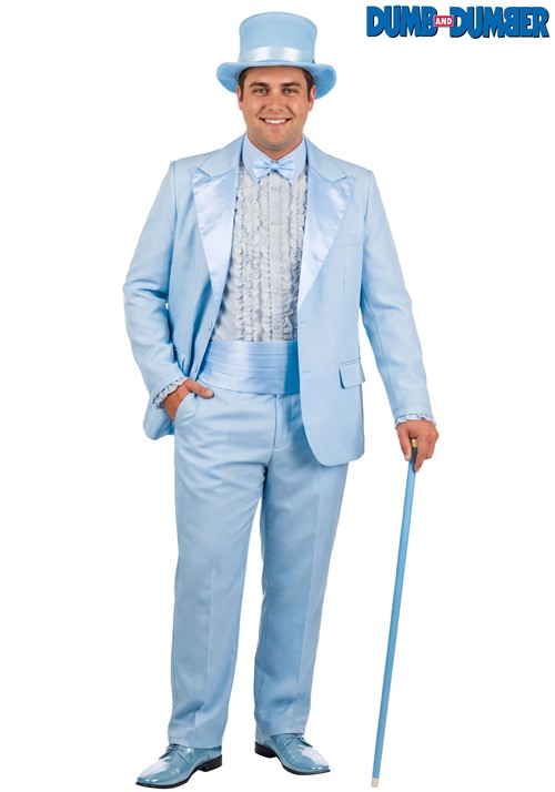 Plus Size Deluxe Dumb Dumber Harry Blue Costume