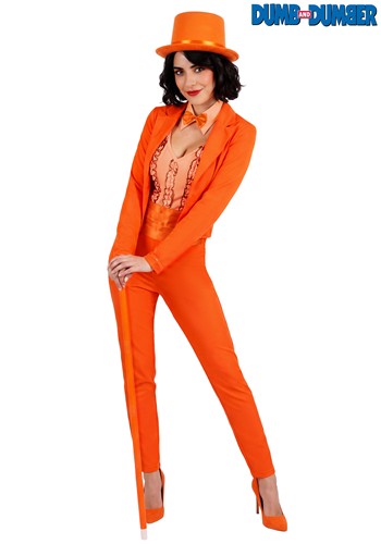 Womens Dumb Dumber Lloyd Christmas Orange Costume