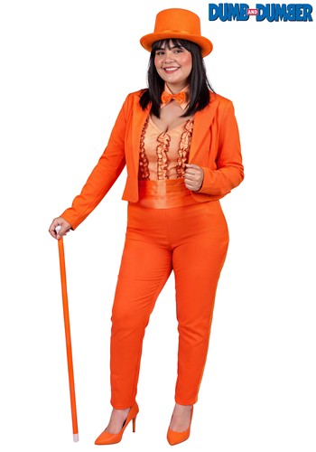 Plus Size Dumb Dumber Lloyd Christmas Orange Costume