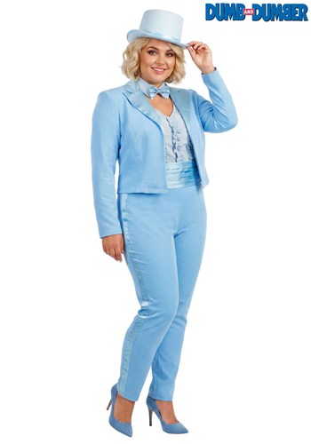 Plus Size Dumb and Dumber Harry Dunne Blue Women's Costume