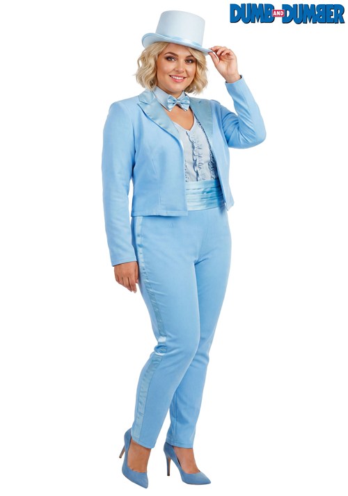 Plus Size Dumb and Dumber Harry Dunne Blue Women's Costume