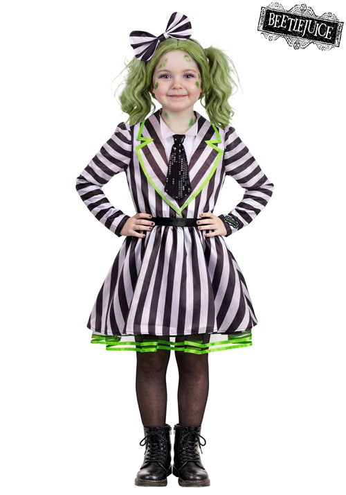 Girls Toddler Beetlejuice Dress Costume