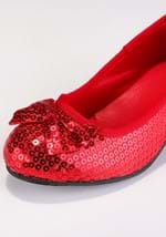 Red Sequin Girls Costume Shoes Alt 4