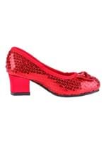 Red Sequin Girls Costume Shoes Alt 1