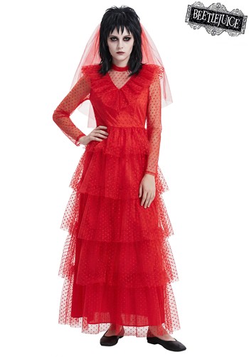 Womens Wedding Dress Lydia Deetz Costume