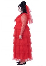 Plus Size Lydia Deetz Wedding Dress Womens Costume Alt 2