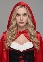 Womens Sexy Little Red Riding Hood Corset Costume Alt 4