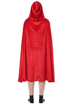 Womens Sexy Little Red Riding Hood Corset Costume Alt 1