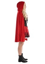 Womens Sexy Little Red Riding Hood Corset Costume Alt 3