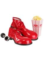 Adult Jumbo Red Clown Costume Shoes Alt 1
