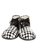 Adult Jumbo Checkered Clown Costume Shoes Alt 1