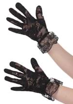 Womens Victorian Black Lace Costume Gloves Alt 2