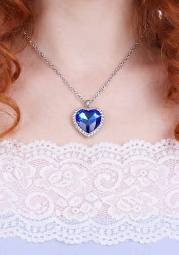 Sea Blue Diamond Accessory Necklace