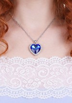 Sea Blue Diamond Accessory Necklace