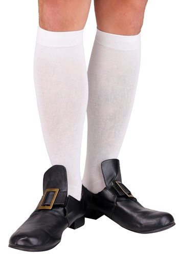 Adult Colonial Knee High Costume Socks