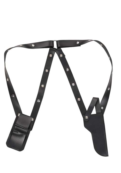 Adult Gun and Clip Costume Shoulder Holster