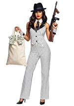 All About Business Mob Boss Womens Costume Alt 1