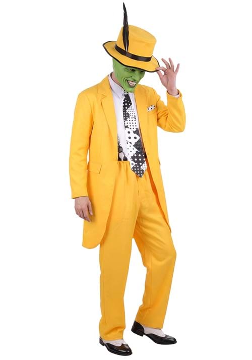 Loud and Zany Yellow Zoot Suit Costume for Men