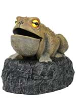 Light Up Croaking Toad Decoration