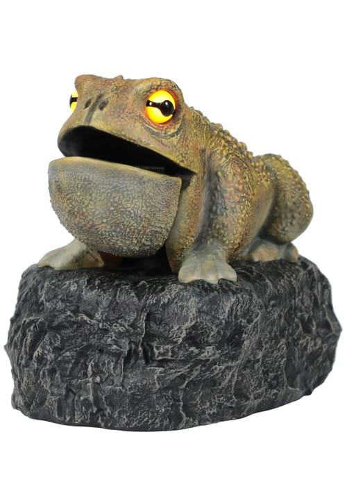 Light Up Croaking Toad Decoration