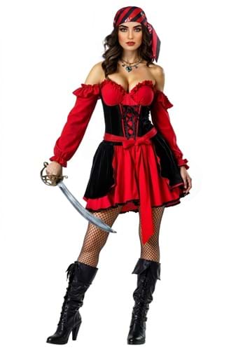 Crimson Corsair Pirate Womens Costume