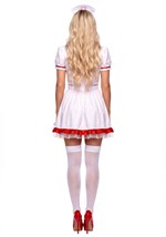 Womens Flirty Night Nurse Dress Costume Alt 2
