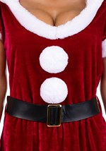 Womens Santa Claus Plush Costume Dress Alt 5
