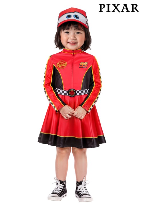 Girls Toddler Disney Pixar CARS Lightning McQueen