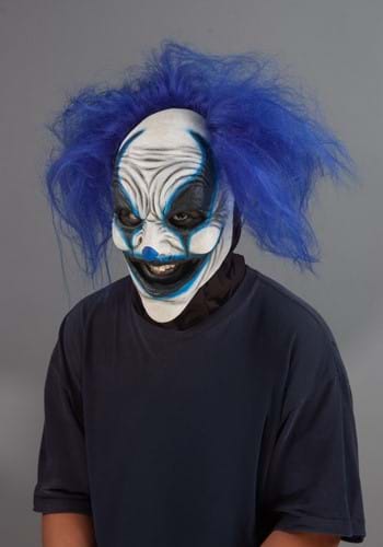 Blue Carousel Clown Adult Costume Mask