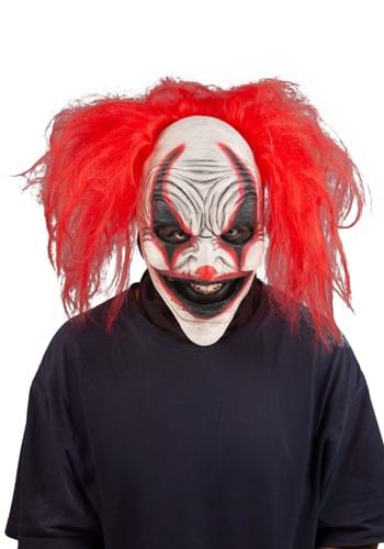 Red Carousel Clown Costume Adult Mask