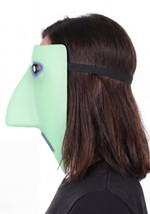Adult Nightmare Before Christmas Costume Shock Mask Alt 2